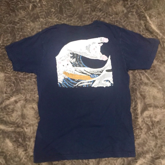 Dark Blue RipNDip T shirt - Picture 2 of 2